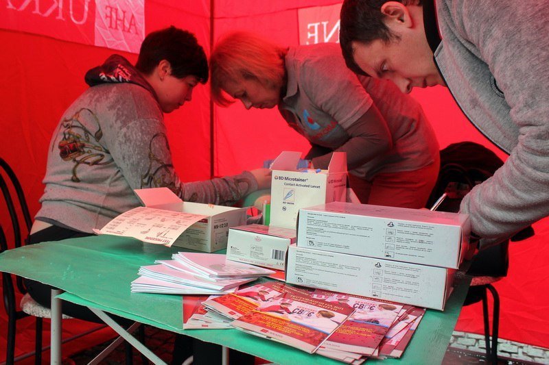 В Днепре прошла акция памяти жертв СПИДа 7