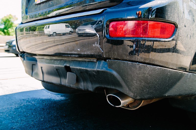 На Старом мосту столкнулись Lexus и Mitsubishi: образовалась пробка 6