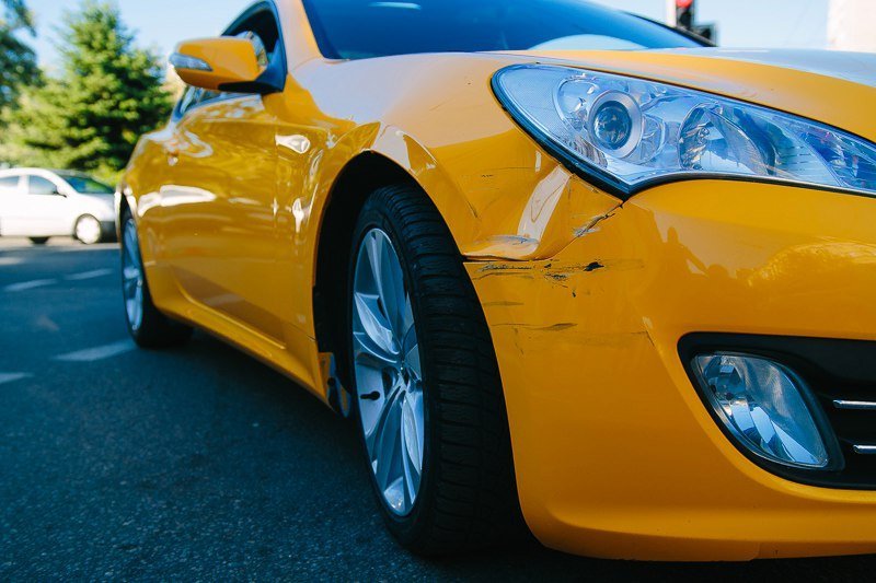 ДТП на проспекте Яворницкого: Hyundai въехал в Ford 3