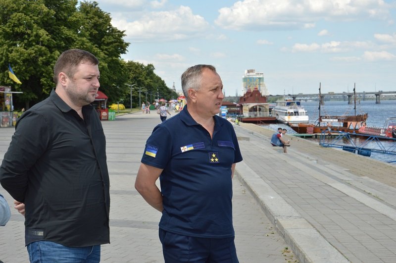 Борис Филатов проверил, как идет ремонт Нового моста 2