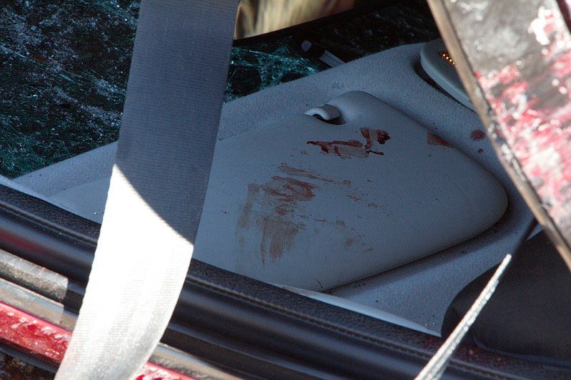 ДТП на Криворожском шоссе: от удара Peugeot перевернулся 7