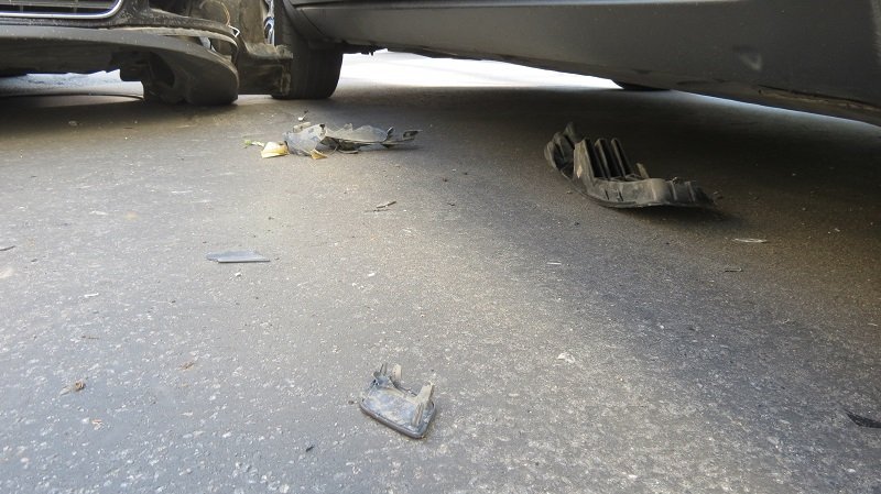 ДТП в центре Днепра: столкнулись два Volkswagen Passat 5