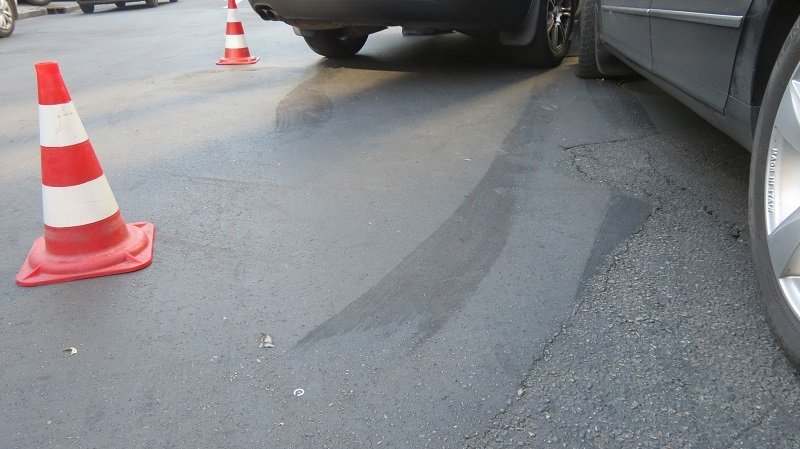 ДТП в центре Днепра: столкнулись два Volkswagen Passat 9