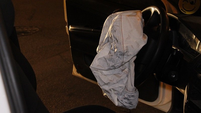 ДТП на перекрестке Короленко и Староказацкой: столкнулись Skoda и SMA 9