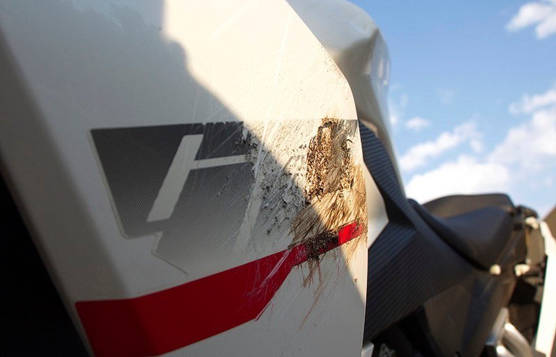 Вечернее ДТП на Осенней с участием мотоциклиста 4