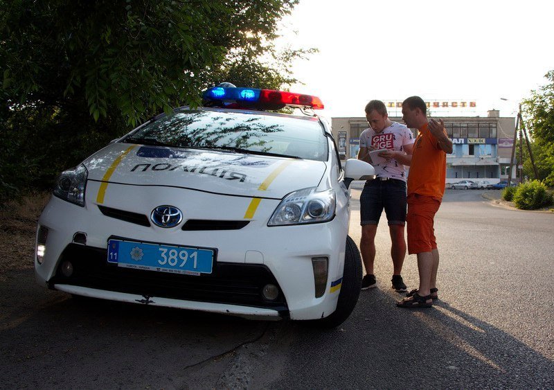 Вечернее ДТП на Осенней с участием мотоциклиста 5