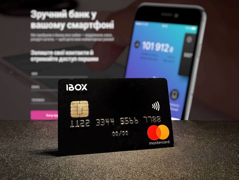 Как будет выглядеть первая в Украине бесплатная бесконтактная карта iBox 1