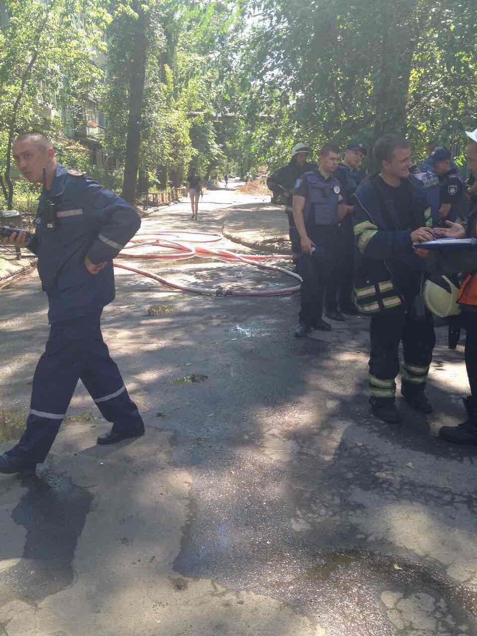 Пожар в многоэтажке на Калнышевского: пострадали женщина с ребенком 1