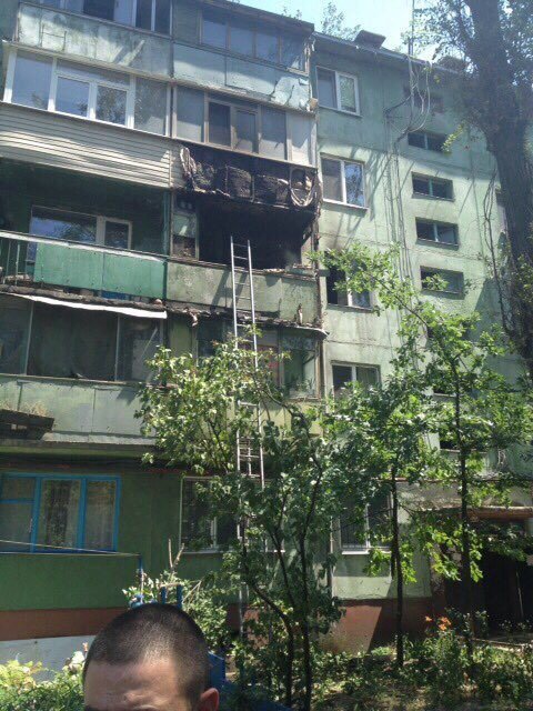 Пожар в многоэтажке на Калнышевского: пострадали женщина с ребенком 2