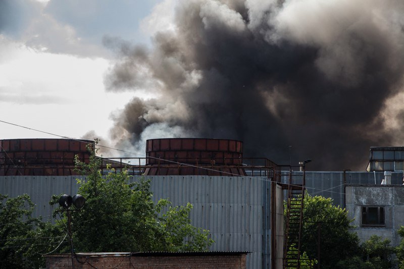 Пожар на левом берегу Днепра: подробности 2