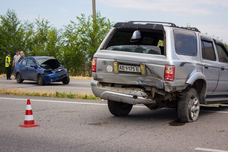 Двойное ДТП на Донецком шоссе: пострадал ребенок 1