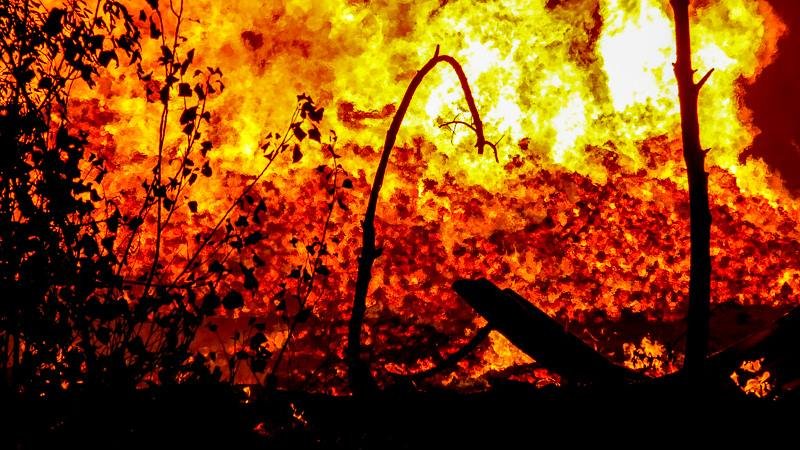 Пожар на Осенней: появились фото и видео из эпицентра события 18