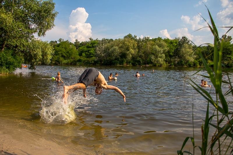 Где в Днепре отдохнуть на природе: пляж "Фрунзенский" 8