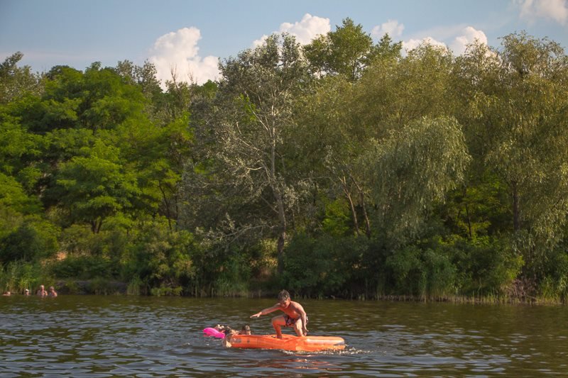 Где в Днепре отдохнуть на природе: пляж "Фрунзенский" 9