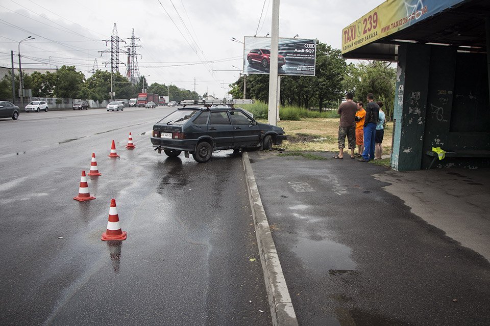 Дождь как сюрприз для водителей: за полтора часа в Днепре произошло 5 ДТП 9