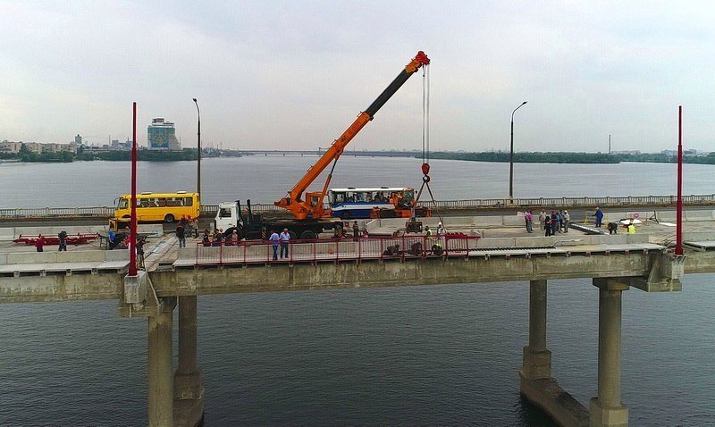 Golden Gate Bridge в Днепре: как идет ремонт Нового моста 1