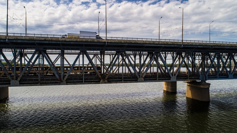 Было - стало: Амурский мост в ХХ веке и сейчас 2