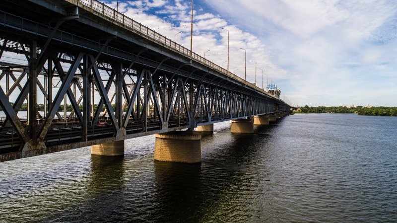 Было - стало: Амурский мост в ХХ веке и сейчас 4