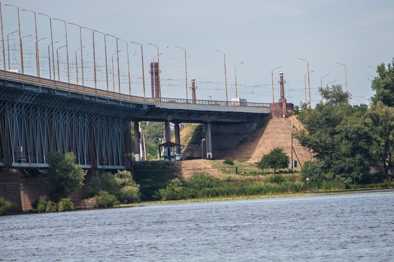 Было - стало: Амурский мост в ХХ веке и сейчас 6