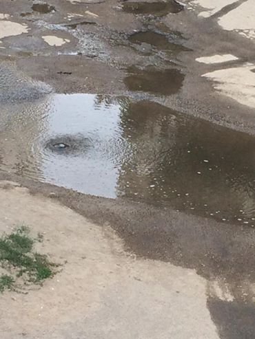 Мини-озеро: в Днепре на Левобережном три дня из-под земли течет вода 1