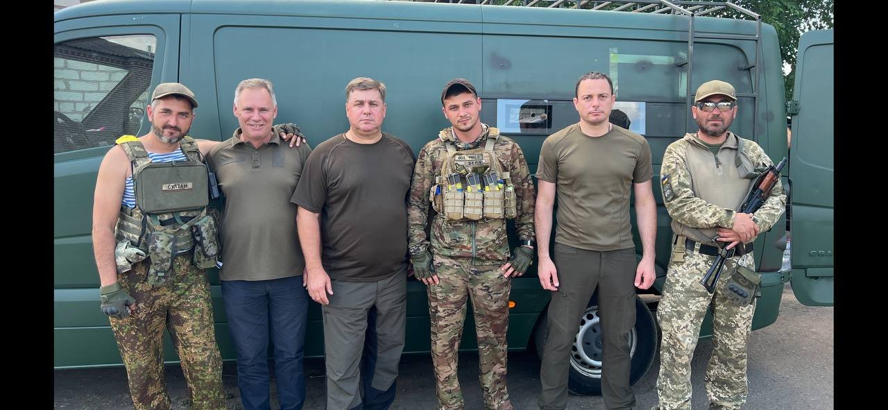 Андрей Белоусов с коллегами побывали на месте дислокации батальона ТрО Каменского района 2