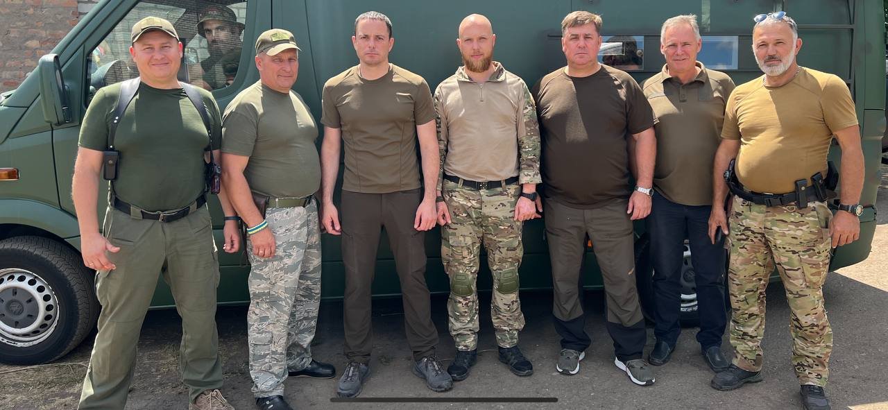 Андрей Белоусов с коллегами побывали на месте дислокации батальона ТрО Каменского района 3