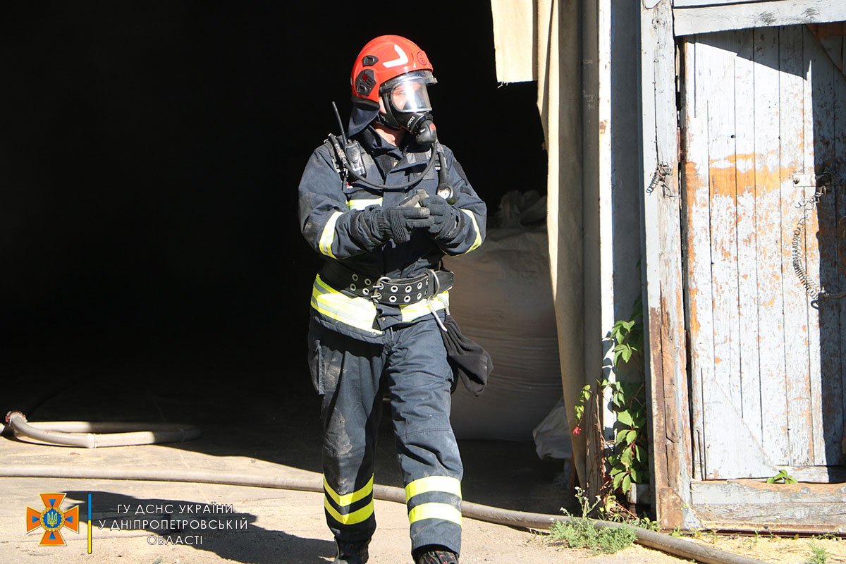 На території підприємства горів столярний цех