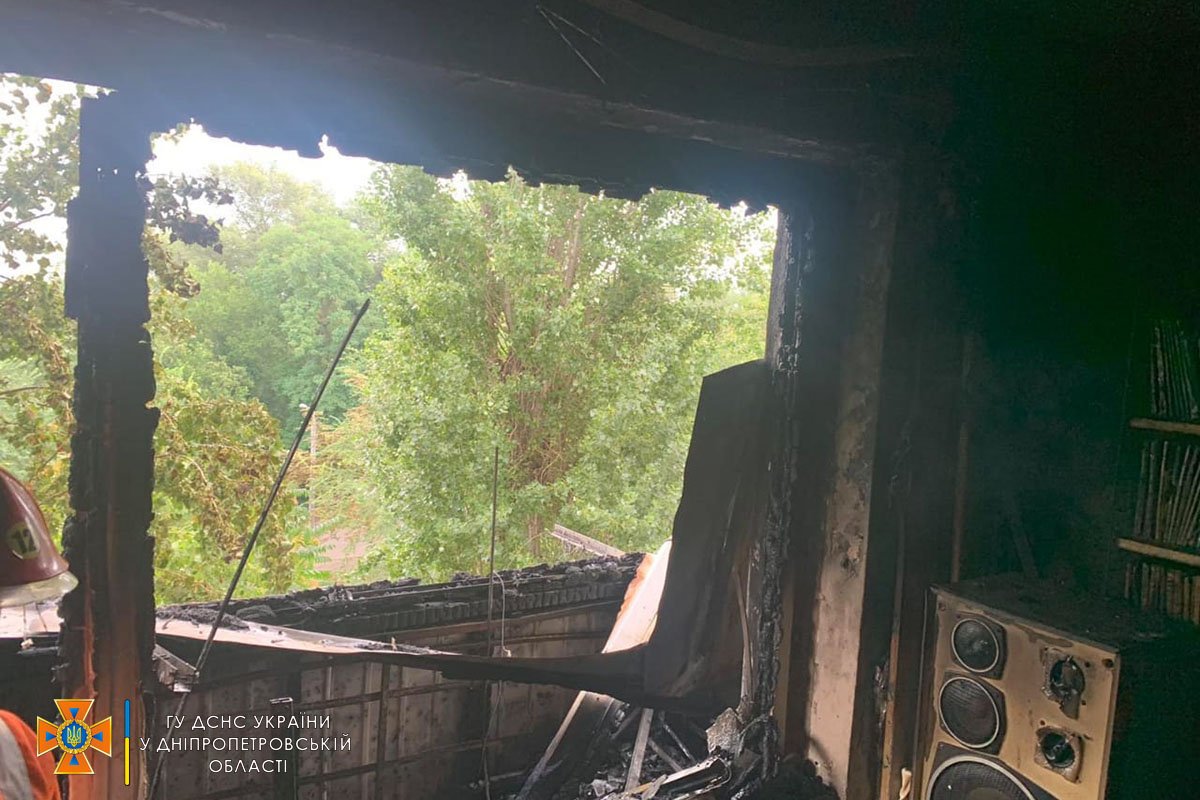 У Кривому Розі сталася пожежа У Кривому Розі сталася пожежа