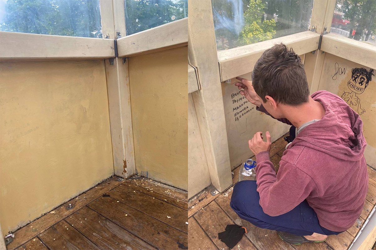 У Дніпрі комунальники ліквідують наслідки вандалізму