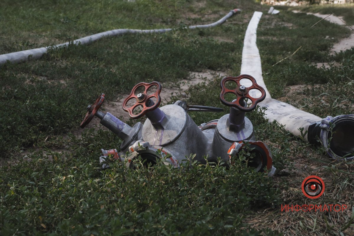 Горела трава