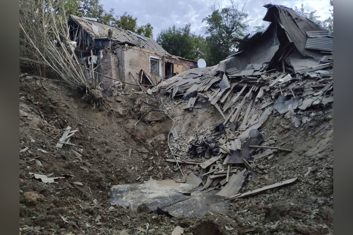 Нікопольський район загарбники накрили вогнем з "Градів" та важкої артилерії