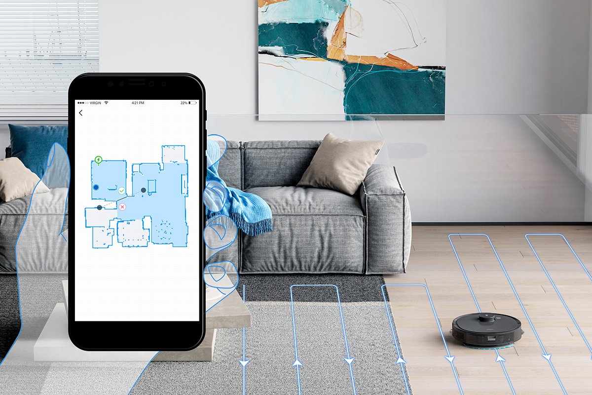 Приложение Ecovacs Home настроит уборку в каждой комнате