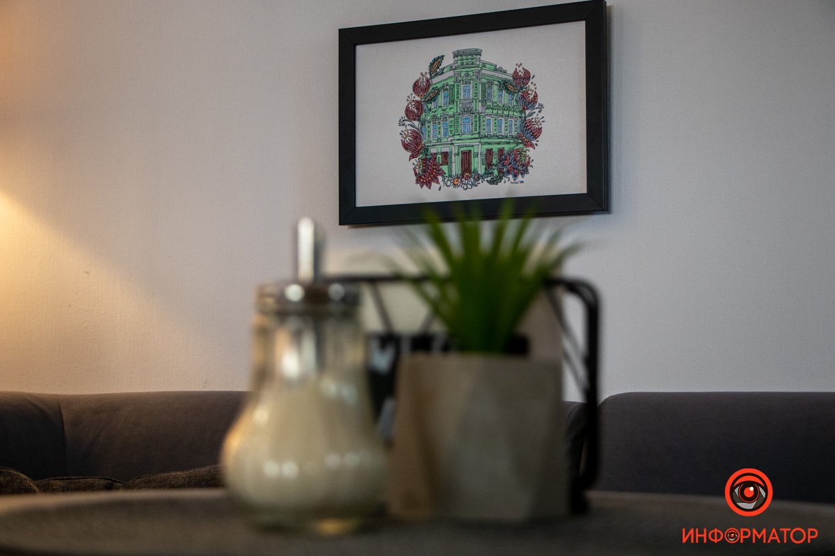 У закладі представлений великий асортимент кави