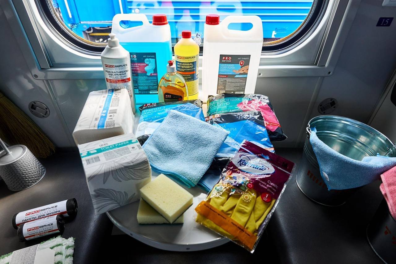 Набір для санітарної обробки вагону