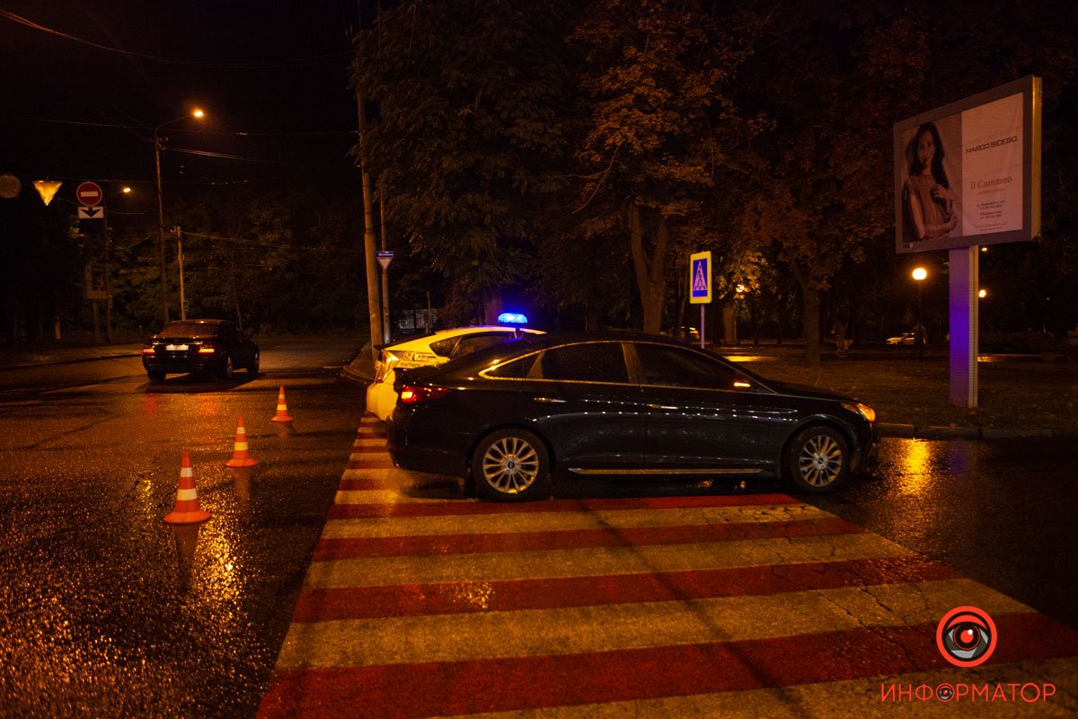 У четвер, 15 вересня, на перехресті Яворницького та Героїв Крут сталася аварія