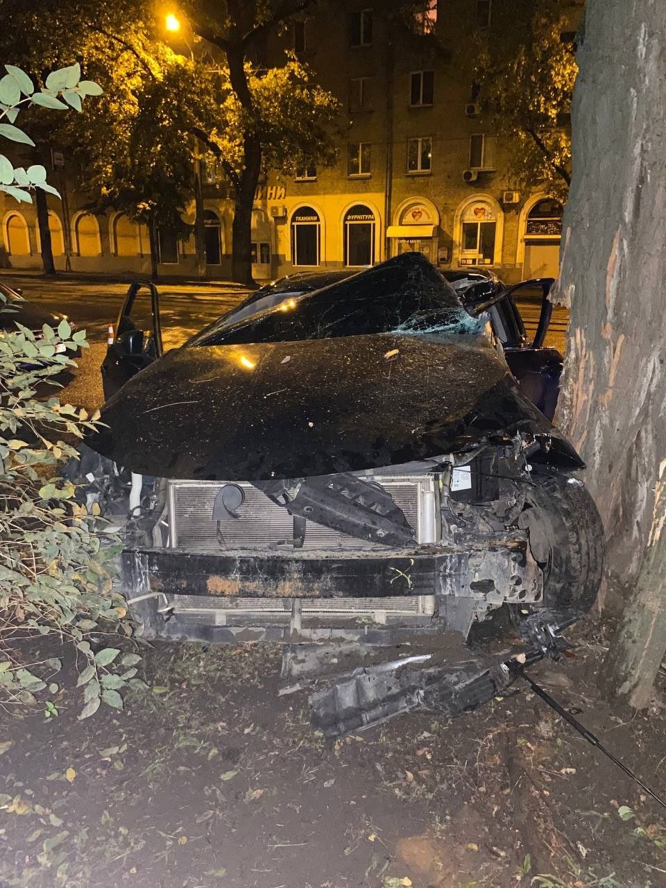 Волій врізався у дерево Волій врізався у дерево