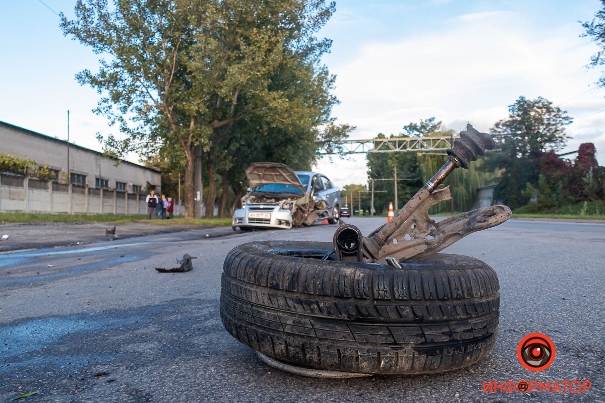 У суботу, 24 вересня, на вулиці Молодогвардійській трапилася аварія