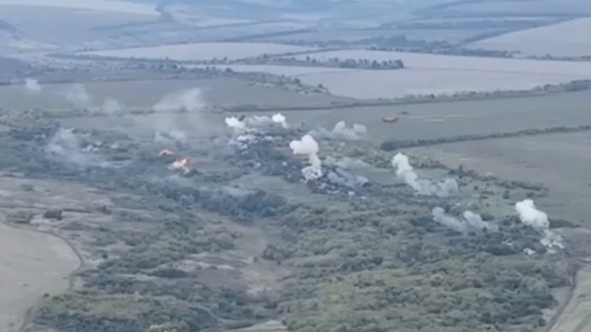 Бойцы 25-й бригады из Днепропетровской области обнародовали видео, как уничтожают врагов