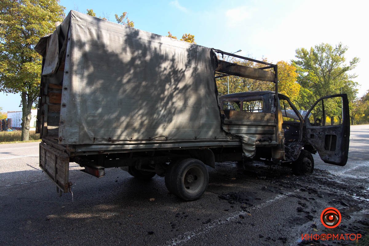 Тут горів автомобіль ГАЗель Тут горів автомобіль ГАЗель