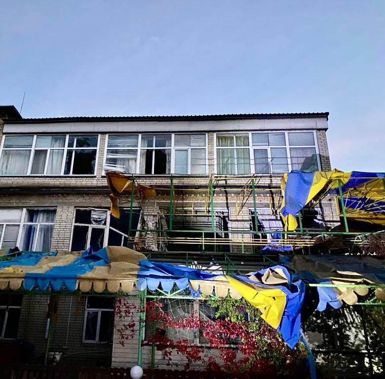 У місті понівечені приватні будинки