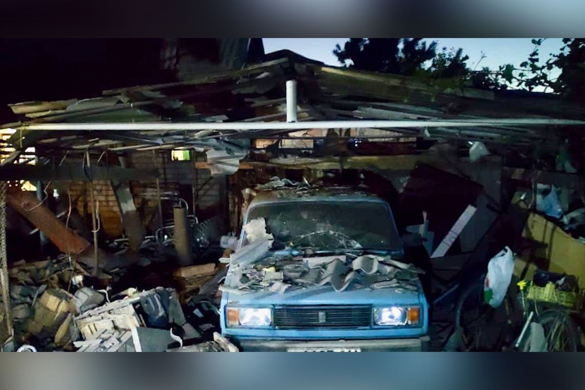 Так, Нікопольщина усю ніч здригалася від вибухів. Так, Нікопольщина усю ніч здригалася від вибухів.