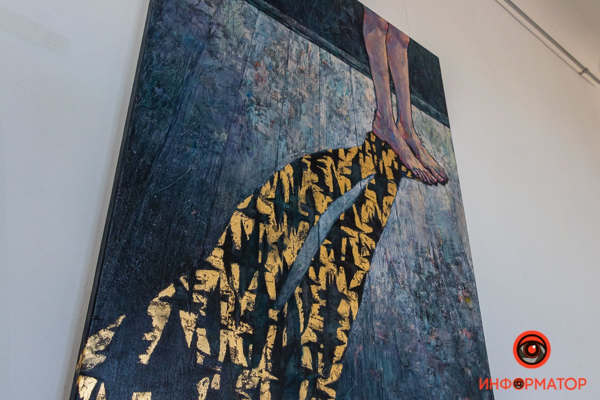 На виставці представлено 9 картин На виставці представлено 9 картин