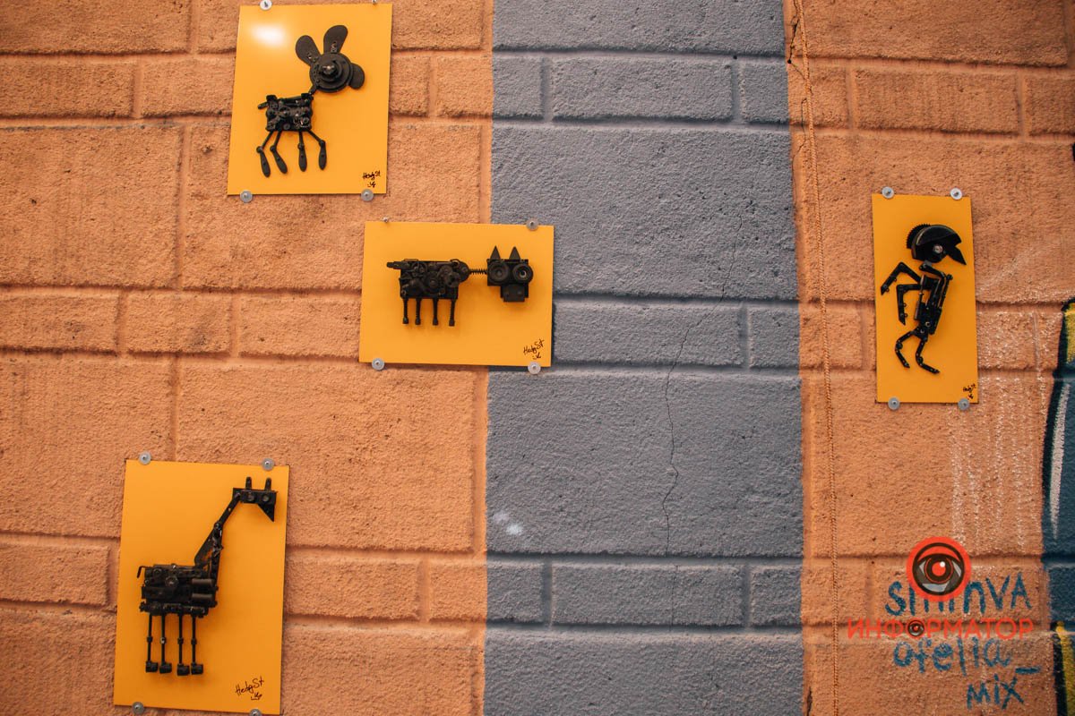 В Днепре в Художественном переулке прошел очередной этап проекта #ART-наступление 12