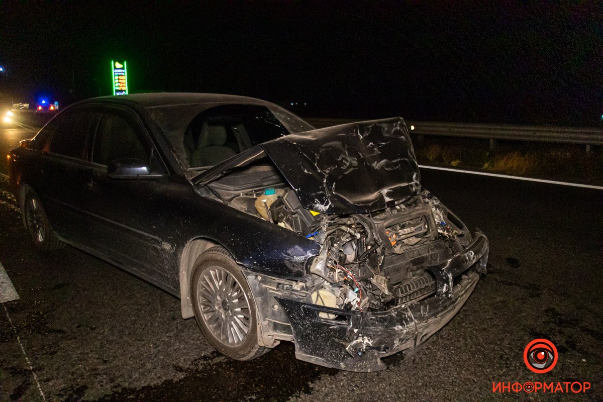 Неосвітлена ділянка траси