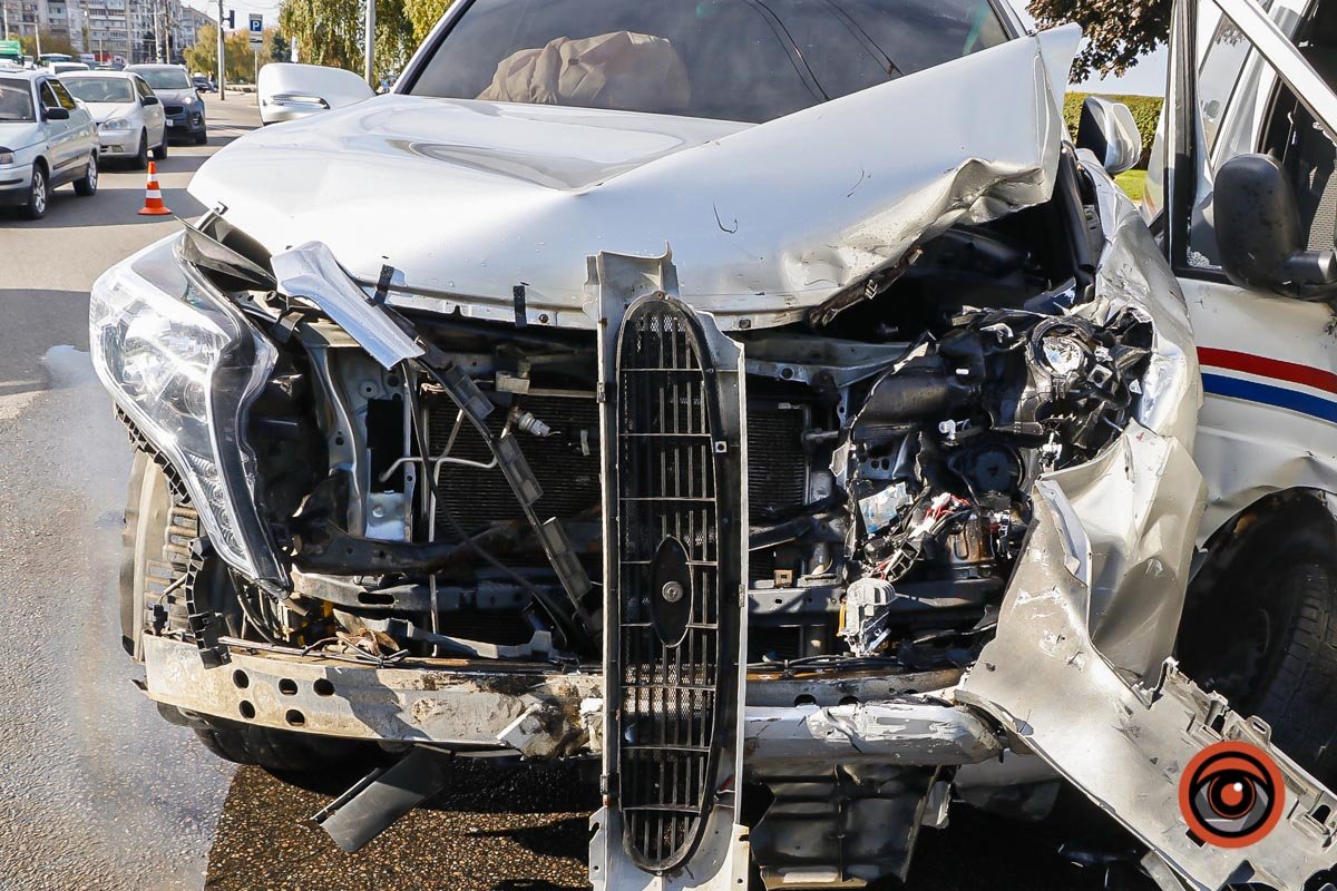 Один з водіїв отримав травму голови