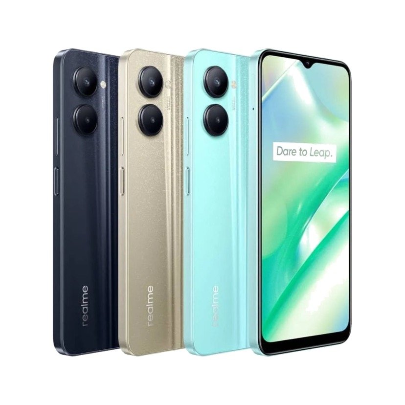 realme C33 доступний у трьох кольорах realme C33 доступний у трьох кольорах
