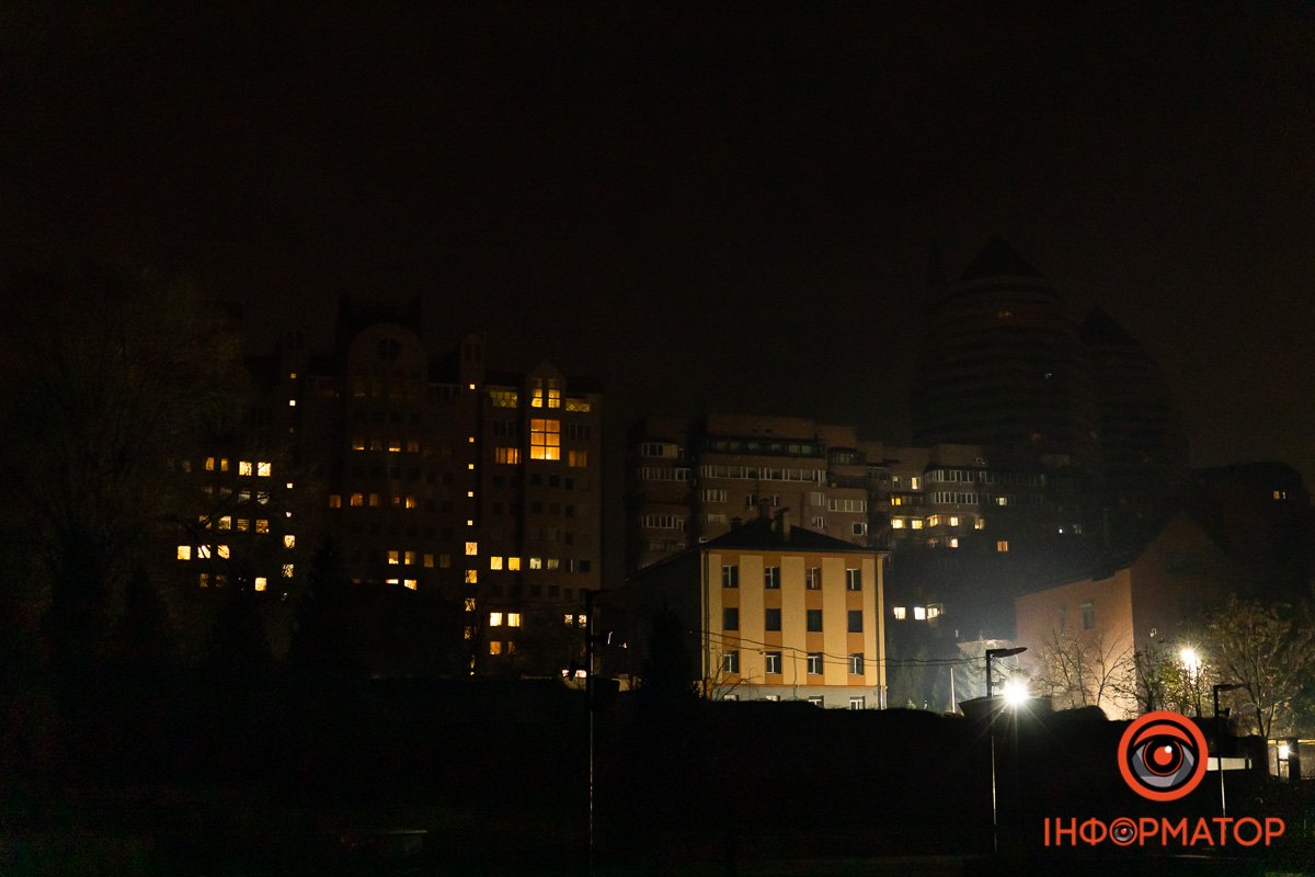 Дніпро засинає