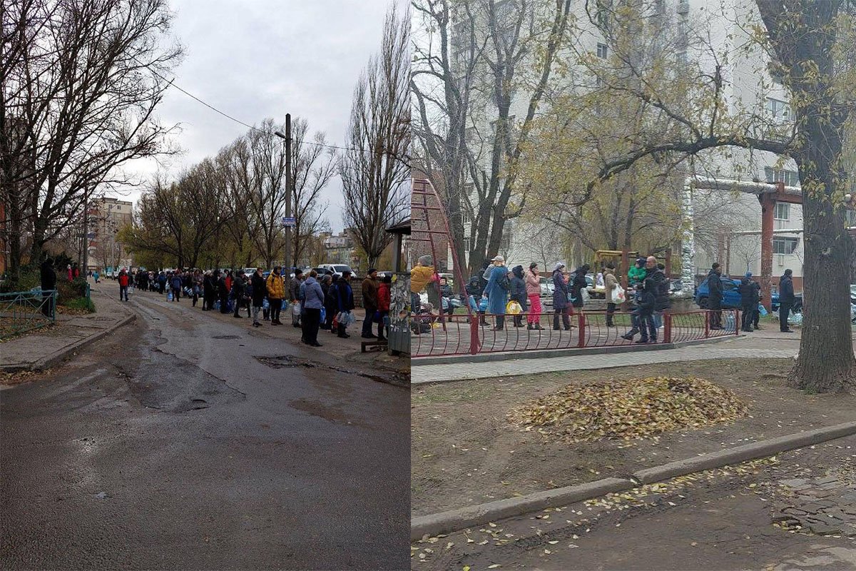 Величезні черги біля свердловин