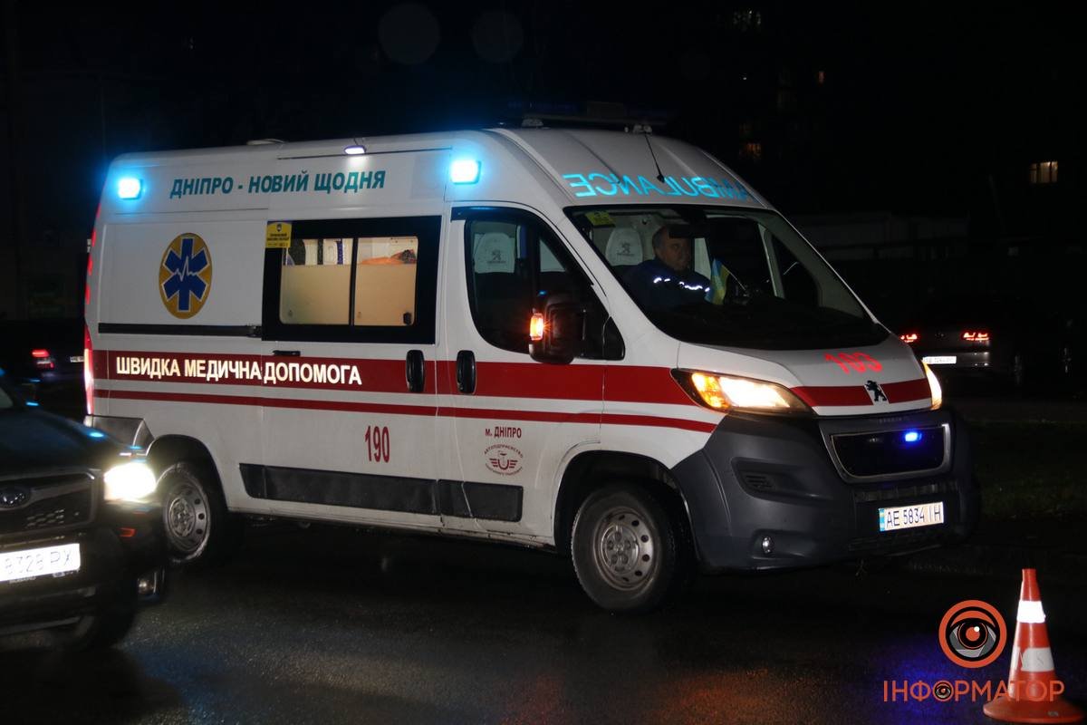 Потерпілу доставили до лікарні Потерпілу доставили до лікарні