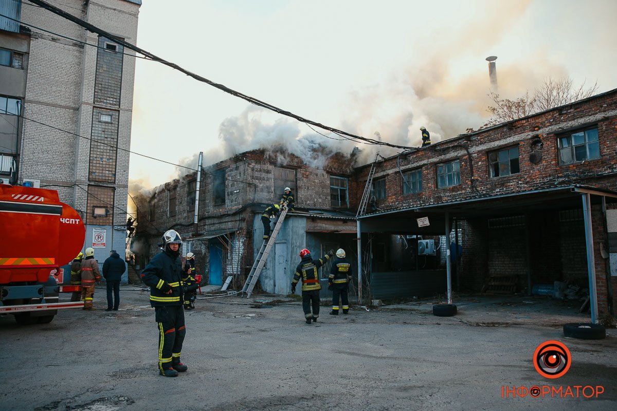 Горить склад Горить склад